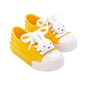 Mini Melissa Yellow Polibolha + Miffy Sneaker‎ Size 5 Toddlet